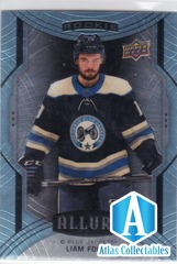 2020-21 Upper Deck Allure Hockey Blue Parallel Liam Foudy #106